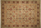 Wali Cemre Ivory/Drk. Red Rug, 9'11" x 13'4"