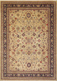 Peshawar Asghar Gold/Blue Rug, 9'0" x 12'5"