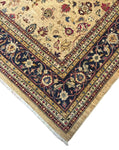 Peshawar Asghar Gold/Blue Rug, 9'0" x 12'5"