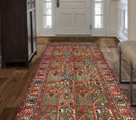 Fine VTG Kenrik Red/Ivory Rug, 5'2" x 9'4"