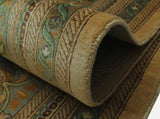 Wali Humjoli Beige/Green Rug, 8'2" x 10'0"