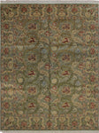 Wali Bort Lt. Green/Red Rug, 8'1" x 10'8"