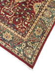 Peshawar Hormuzd Red/Green Rug, 8'0" x 9'8"