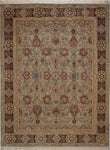 Wali Lacey Green/Red Rug, 8'11" x 12'0"
