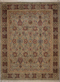 Wali Lacey Green/Red Rug, 8'11" x 12'0"