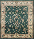 Peshawar Barclay Green/Ivory Rug, 8'1" x 9'3"