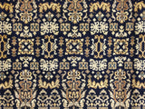 Peshawar Jadyra Blue/Gold Rug, 9'9" x 13'7"