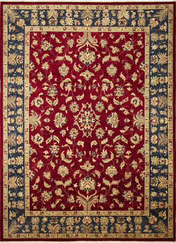 Peshawar Jamilya Red/Blue Rug, 10'1" x 13'9"