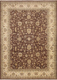 Peshawar Sarvinoz Brown/Ivory Rug, 8'11" x 12'0"