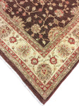 Peshawar Janiya Chocolate/Ivory Rug, 9'11" x 13'9"