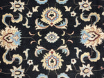 Peshawar Jansaule Black/Ivory Rug, 10'0" x 13'6"