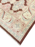 Peshawar Jarkynai Chocolate/Beige Rug, 10'0" x 14'2"