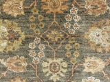 Peshawar Selma Green/Gold Rug, 9'2" x 11'8"