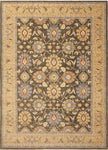 Peshawar Lilly Green/Gold Rug, 9'0" x 12'5"