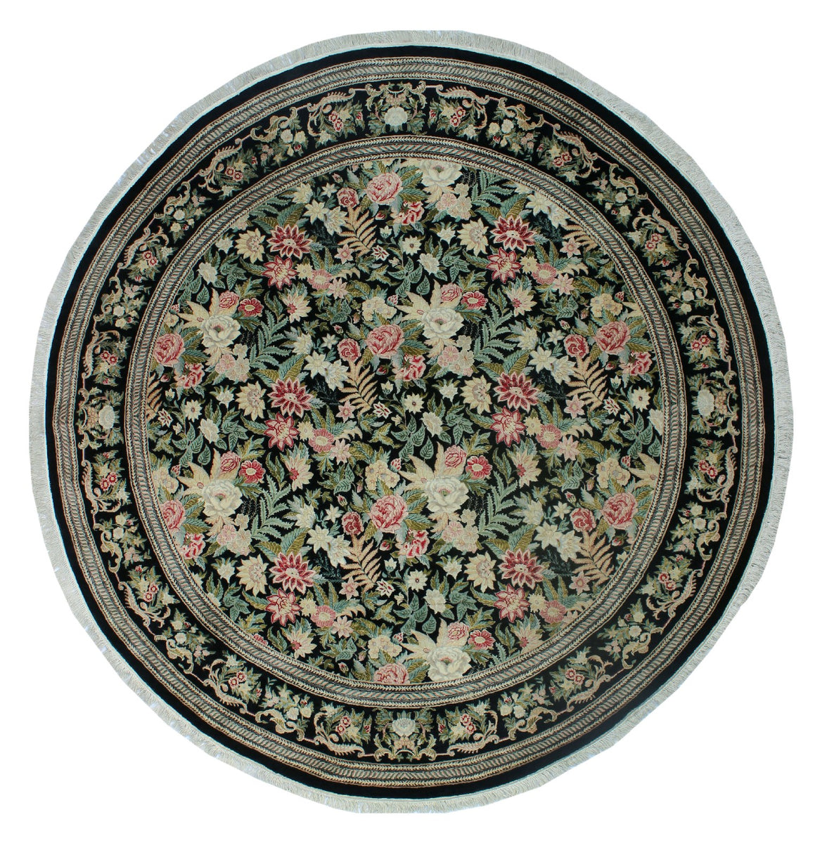 Wali David Black/Ivory Rug, 8'0