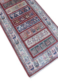 Khurgeen Fatma Red/Ivory Runner, 2'8" x 10'5"