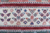 Khurgeen Fatma Red/Ivory Runner, 2'8" x 10'5"