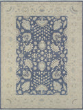 Yousafi Alam Blue-Grey/Ivory Rug, 10'2" x 13'10"