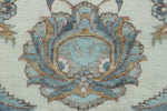 Yousafi Bahualdin Ivory/Grey-Blue Rug, 11'9" x 17'9"