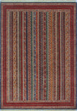 Khurgeen Braw)eigh Blue/Rust Rug, 5'8" x 7'10"