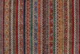 Khurgeen Braw)eigh Blue/Rust Rug, 5'8" x 7'10"