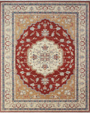 Aria Yasen Red-Rust/Ivory Rug, 9'0" x 11'8"
