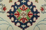 Kazak Goshtasb Ivory/Red Rug, 4'11" x 6'5"