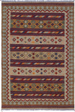 Sangat Chasen Brown/Beige Rug, 6'11" x 10'2"