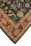 Peshawar Rubin Black/Rust Rug, 8'2" x 9'11"