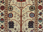 Aria Genny Ivory/Rust Rug, 5'0" x 7'2"