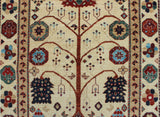 Aria Genny Ivory/Rust Rug, 5'0" x 7'2"