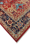 Aria Brainard Rusty-Red/Blue Rug, 9'11" x 13'9"