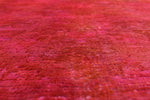 Overdyed Mishel Pink/Gold Rug, 5'2" x 6'10"