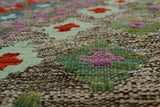 Sangat Harry Brown/Red Rug, 3'3" x 4'11"
