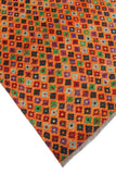 Balochi Marin Orange/Purple Rug, 4'8" x 6'6"