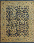Versailles Agra Tabriz Blue/Beige Rug, 8'2" x 9'10"