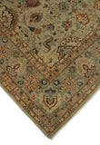 Ankara Lahore 97 Lt. Grey/Lt. Green Rug, 8'2" x 9'11"