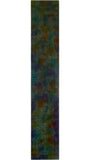 Overdyed Atenaida Blue/Purple Runner, 2'8" x 15'5"