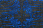Aria Omorose Blue/Black Rug, 10'3" x 13'9"