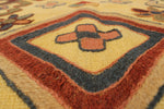 Vintage Adron Gold/Rust Rug, 6'10" x 9'5"