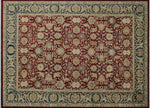 Wali Agra Red/Blue Rug, 9'0" x 12'3"