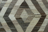 Winchester Suma Ivory/Brown Rug, 3'7" x 5'2"