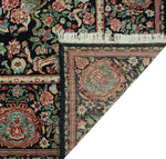 William Taimor Black/Green Rug, 6'1" x 9'1"