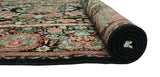 William Taimor Black/Green Rug, 6'1" x 9'1"