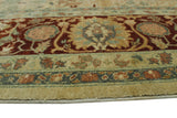 Ankara Tabriz Lt. Green/Rust Rug, 8'1" x 10'3"