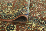 Heirloom Mughlai Rust/Navy Rug, 9'0" x 12'0"