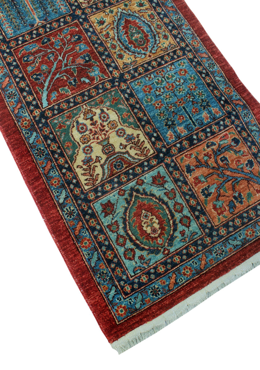 Aria Samar Blue/Red Runner, 2'11