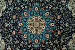 Heirloom Kashan Blue/Beige Rug, 9'1" x 12'1"