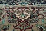 Heirloom Kashan Blue/Beige Rug, 9'1" x 12'1"