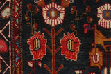 Semi Antique Alayah Blue/Red Runner, 3'11" x 11'10"